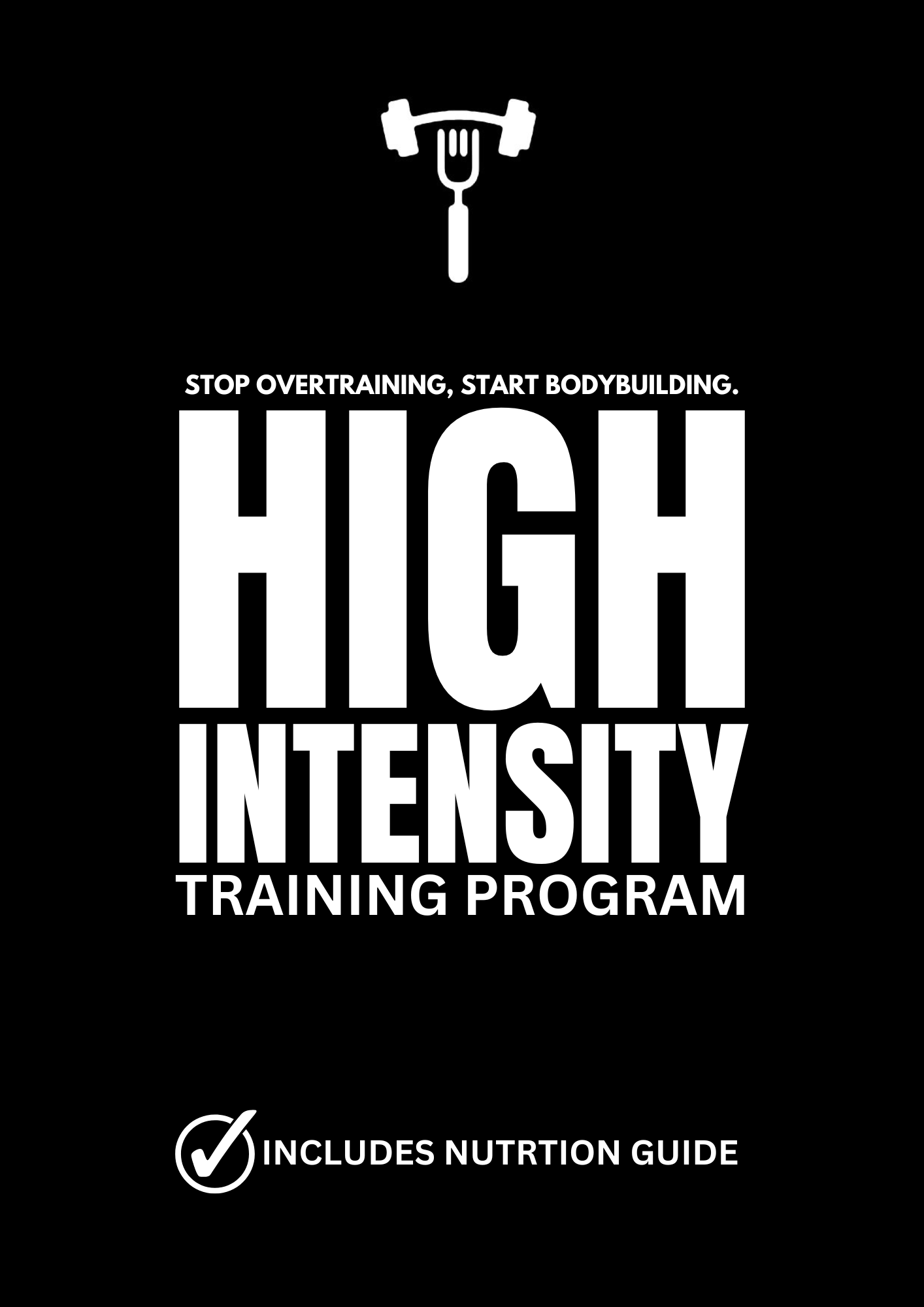 High Intensity Training Program - eBook